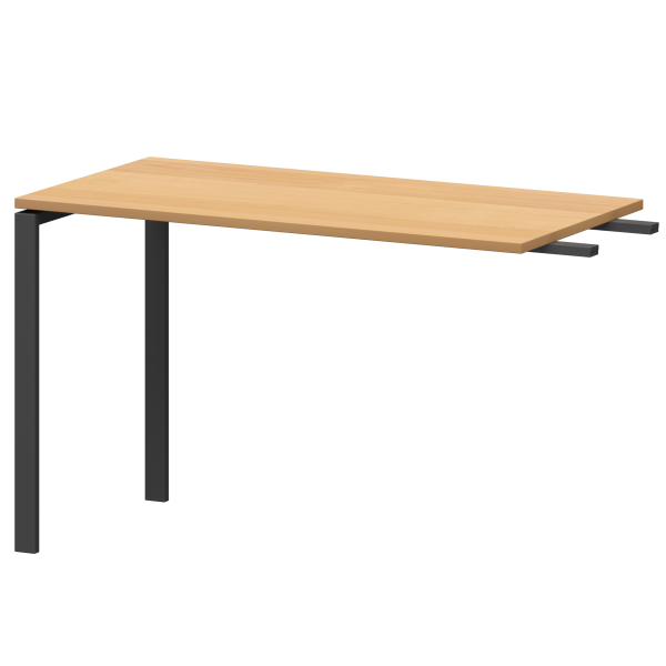 Бриф-приставка на металлокаркасе Арго-М АМ-120.60 1200x600x760 (Ольха/Антрацит)