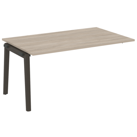 Проходной наборный элемент переговорного стола на деревянных опорах Onix Wood OW.NPRG-4 1580x980x750 (Дуб Аттик/Дуб Темный)