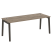 Стол руководителя на деревянных опорах Onix Wood Direct OW.SRR-6.8 1980x800x750 (Тиквуд Темный/Дуб Светлый)