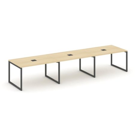 Стол переговорный SN-4O.SPRG-024 (4740х980х750) (Акация Лорка/Металл Антрацит)