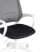 Кресло офисное TopChairs ST-BASIC-W серый крестовина пластик белый (Компьютерное кресло ST-BASIC-W серый)
