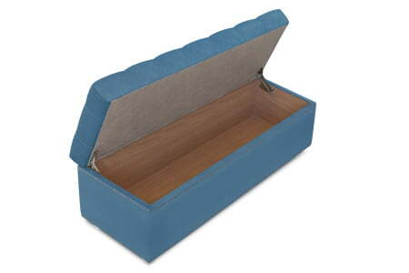 Банкетка Marcele 1000 (1020x420x450) Голубой (Голубой)