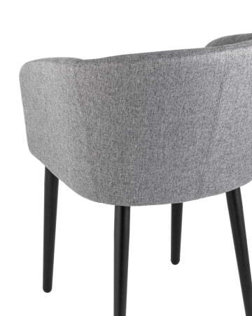 Кресло Ральф рогожка тёмно-серый (Стул-кресло Ральф темно-серый)