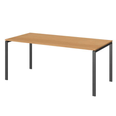 Стол на металлокаркасе для заседаний Арго-М АМ-0058 1800x850x760 (Ольха/Антрацит)