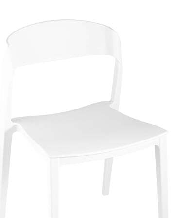 Стул Moris пластик белый (Стул пластиковый Moris белый)