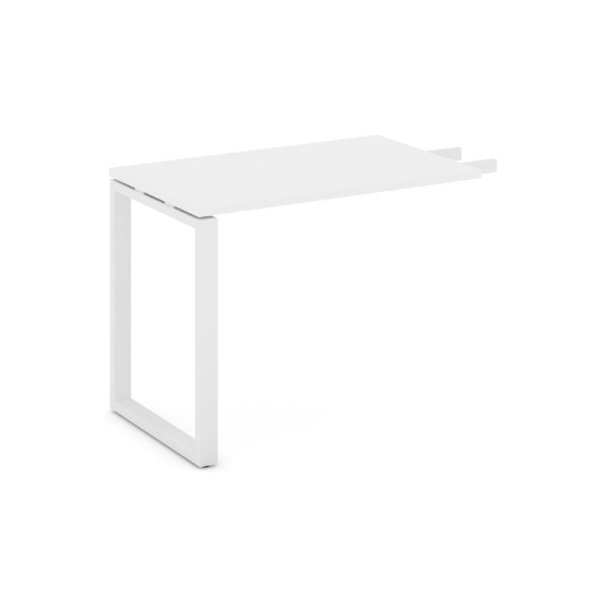 Брифинг-приставка SN-6O.BR-002 (780х600х750) (Белый/Металл Белый)