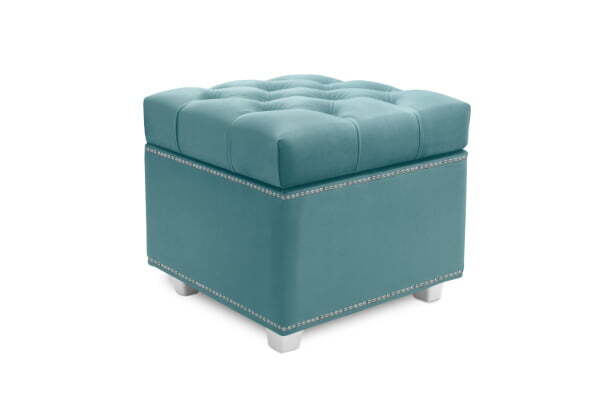 Пуф Marcele 400 (420x420x450) Аквамарин (Аквамарин)