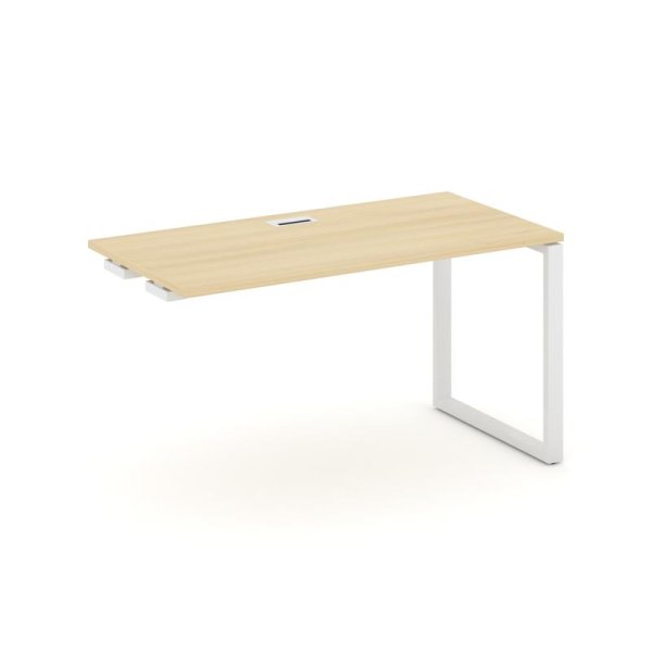 Стол-приставка к опорным элементам SN-6O.OPRS-014 (1580х700х750) (Акация Лорка/Металл Белый)