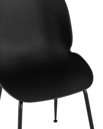 Стул Beetle пластик черный (Стул пластиковый Турин черный)