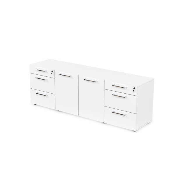 10Т.007.14 Греденция  (1638x450x626) (Белый Премиум)