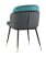 Стул Пенелопа бирюзовый (Стул Пенелопа антрацит, бирюзовый)