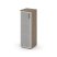Шкаф средний узкий SN.STU.E-206(L) (400х400х1203) (Антрацит/Тиквуд Светлый/Сатин)