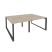 Рабочая станция на О-образном м/к Onix O.MO-D.RS-4.1.7 1960x1475x750 (Тиквуд Темный/Белый Металл)