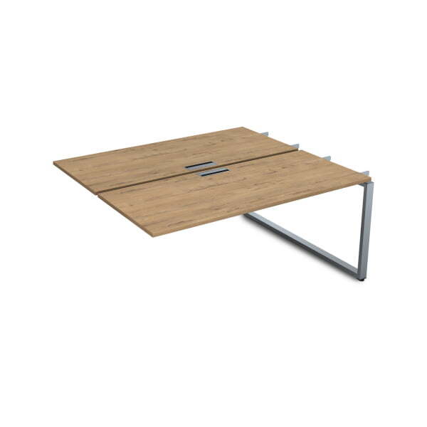 СБДС-О.988 Стол системы БЕНЧ, на 2 рабочих места,средний (1200x1635x750) (TeakwoodСерый)