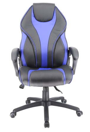 Кресло игровое Wing TM Экокожа Синий (Everprof Wing TM Экокожа Синий)