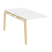 Наборный элемент рабочей станции на деревянных опорах Onix Wood OW.2.NRS-0.8 780x1635x750 (Тиквуд Светлый/Дуб Темный)