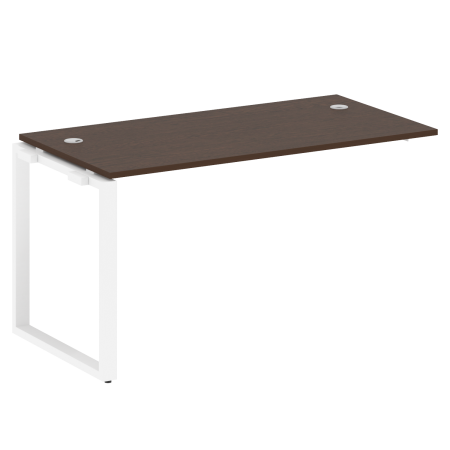 Проходной наборный элемент рабочей станции Metal System Style БО.ПРС-СП-1.3 1400x720x750 (Венге Цаво/Белый металл)