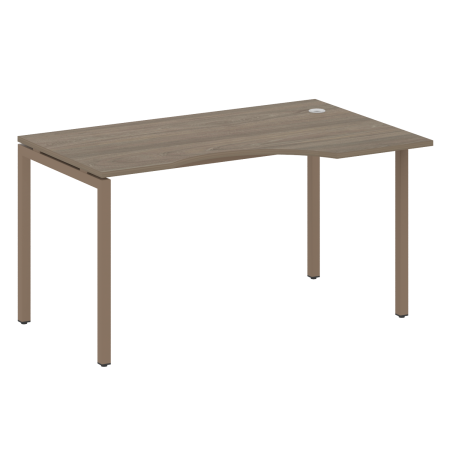 Стол криволинейный правый Metal System Style БП.СА-2 Пр 1400x900x750 (Акация/Антрацит металл)
