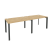 Рабочая станция на П-образном м/к Onix O.MP-RS-2.2.8 2360x800x750 (Тиквуд Темный/Белый Металл)