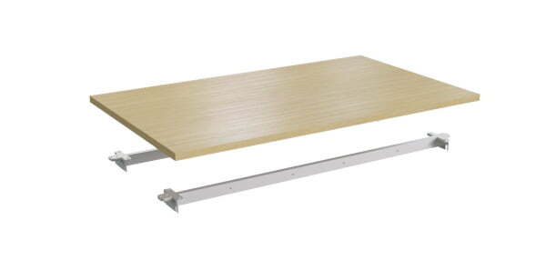 Столешница одинарная 120 Steel 11120 1200x700x25 (Дуб светлый)