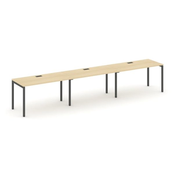 Рабочая станция 1 сторонняя SN-4P.ORS-033 (4140х600х750) (Акация Лорка/Металл Антрацит)