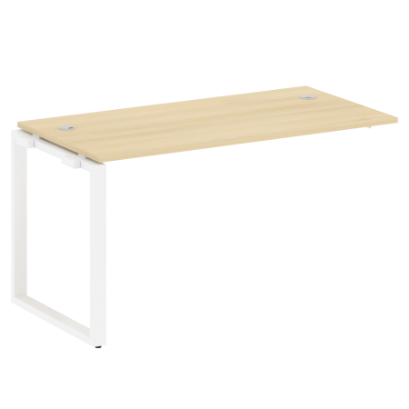 Проходной наборный элемент рабочей станции Metal System Style БО.ПРС-СП-1.3 1400x720x750 (Акация/Белый металл)