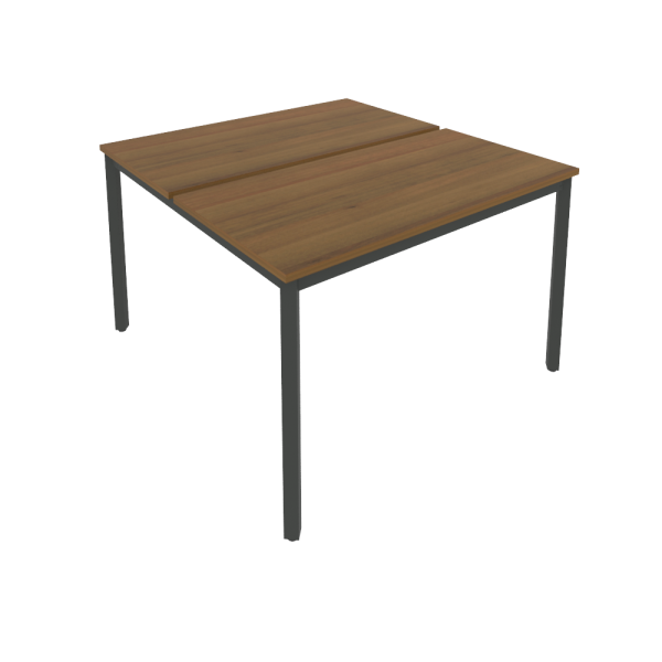 Рабочая станция на металлокаркасе Slim С.СП-4.2 1180x1235x750 (Орех/Антрацит металл)