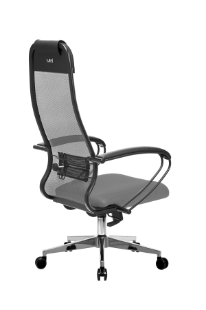 Кресло для руководителя Метта МЕТТА-11(MPRU)/подл.130/осн.004 (Светло-серый)