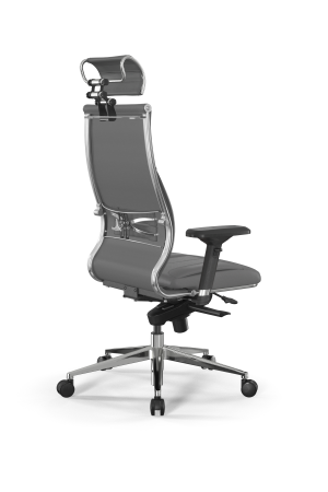 Кресло для руководителя Метта Samurai B2-11D - Infinity /Kc06/Wm06/D04P/H2cL-3D(M06.B32.G11.W03) (Серый)