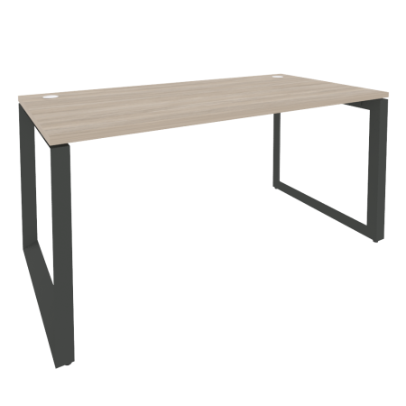 Стол рабочий на О-образном м/к Onix O.MO-SP-4.8 1580x800x750 (Дуб Аттик/Черный металл)