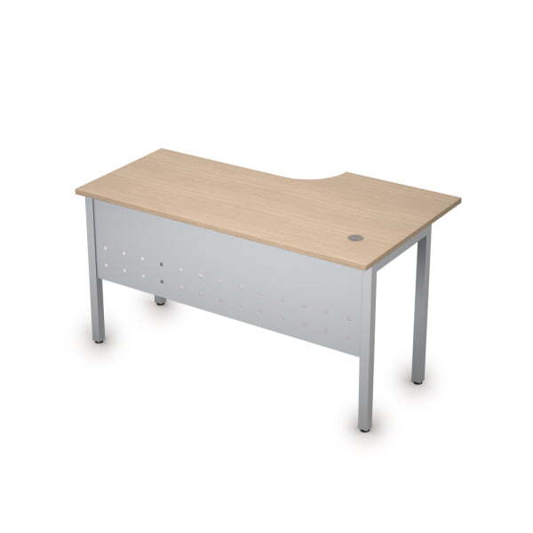 Стол письменный на металлокаркасе лев Стиль 2МК.142 1400x800x750 (ДубСерый)