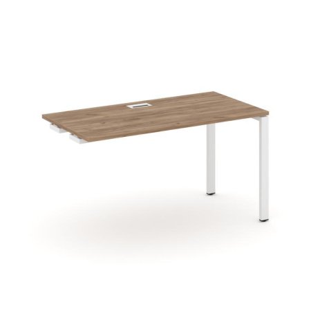 Стол-приставка к опорным элементам SN-6P.OPRS-003 (1380х600х750) (Дуб Табак/Металл Белый)