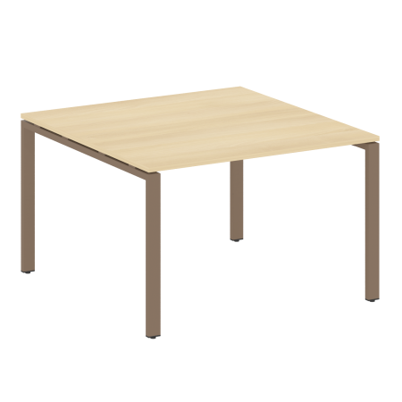 Переговорный стол 1 столешница Metal System Style БП.ПРГ-1.2 1200x1235x750 (Акация/Мокко металл)