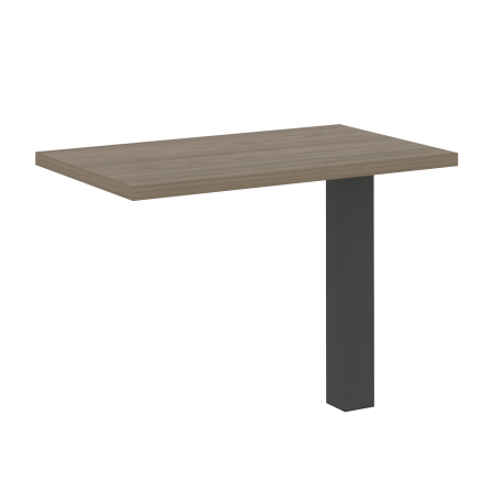 Брифинг-приставка с опорой LT.BR-3 (Вяз Благородный/Антрацит металл)