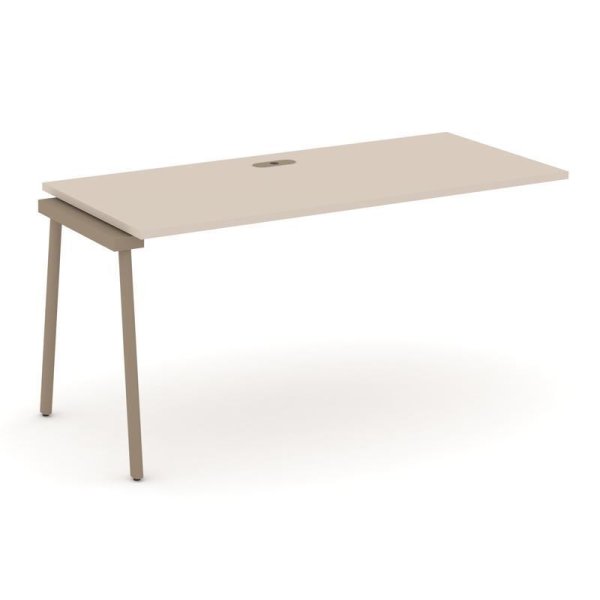 Наборный элемент рабочей станциии ES.1.NRS-4-LP (1580х730х750) (Капучино/Металл Латте)