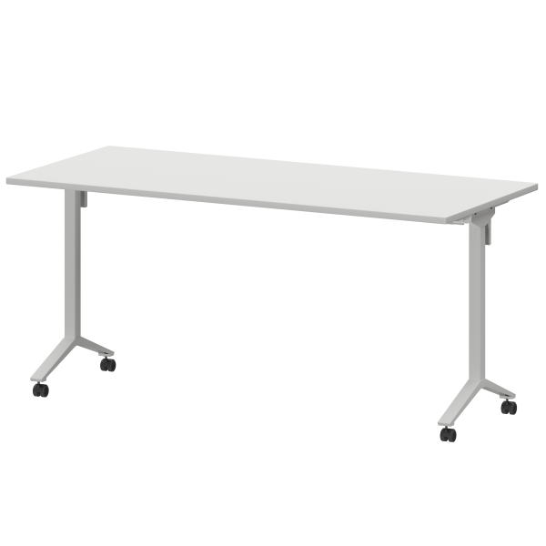Стол мобильный складной Моби МБ22-160.70 1600x700x750 (Белый/Белый)