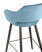 Стул барный Саймон велюр пыльно-голубой (Стул барный Саймон пыльно-голубой)
