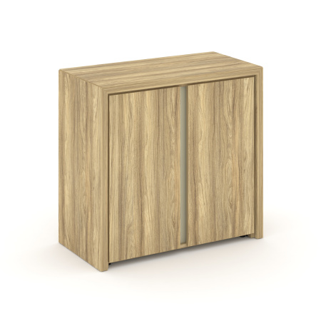 Шкаф низкий широкий Corner COR.ST-3.1 (900x450x845) (Гикори Песочный-Ваниль)