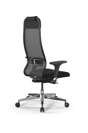 Кресло для руководителя Метта SynchroSit 10 B1-111D - X2+UMF(X1) /Ub00/Wh00/D02P(M23.B22.G18.W03) (Черный)