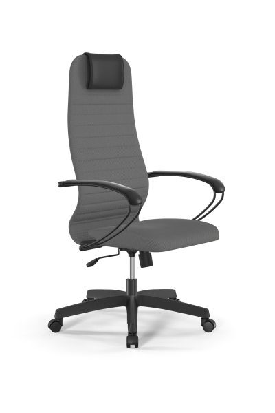 Кресло для руководителя Метта Sit 8 B1-10K - UMF(X1) /Uh02/Wh00/K1bL(M09.B02.G15.W01) (Светло-серый)