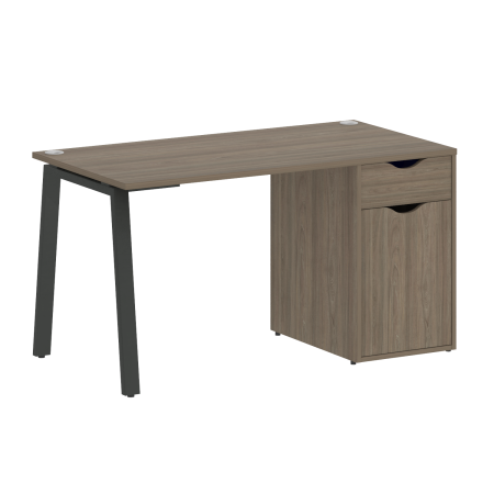 Стол письменный VR.SP-3-138.1.A 1380x720x750 (Вяз благородный/Антрацит Металл)