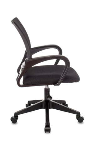 Кресло офисное TopChairs ST-Basic сетка/ткань черный (Компьютерное кресло ST-Basic черный)
