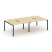 Рабочая станция 2-х сторонняя SN-5P.DRS-032 (2360х1232х750) (Тиквуд Светлый/Металл Антрацит)