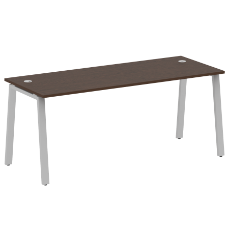 Стол письменный Metal System Style БА.СП-5 1800x720x750 (Венге Цаво/Серый металл)