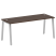 Стол письменный Metal System Style БА.СП-5 1800x720x750 (Дуб Наварра/Серый металл)