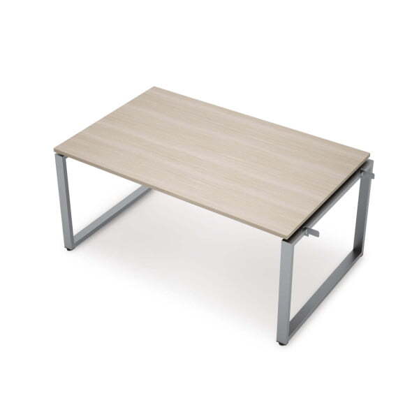 6МПН-О.604 Бенч-системы для переговорных столов, начальный модуль (1600x1000x750) (Шамони светлый/Алюминий матовый)