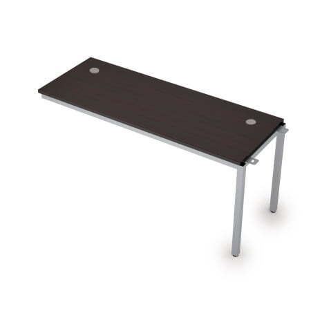 6МБС.164 Линейные бенч-системы, средний модуль (1600x600x750) (Венге/Алюминий матовый)