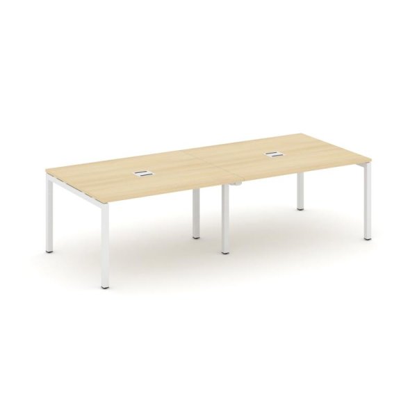 Стол переговорный SN-5P.SPRG-044 (3160х1180х750) (Акация Лорка/Металл Белый)