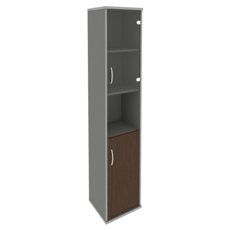 Шкаф Riva А.СУ-1.4 Пр 404x365x1980 (Венге-Металлик)