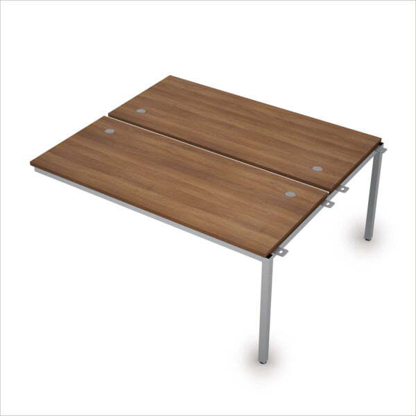 6МБС.274 Сдвоенные бенч-системы, средний модуль (1600x1435x750) (Шамони темный/Алюминий матовый)